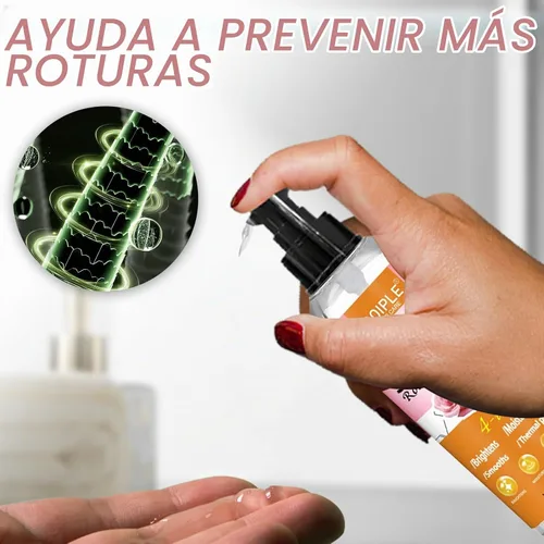 Vista 2 de Suero de queratina para el cabello, aceite hidratante y peinado de queratina, control antiencrespamiento, nutre y repara, aceite de suero