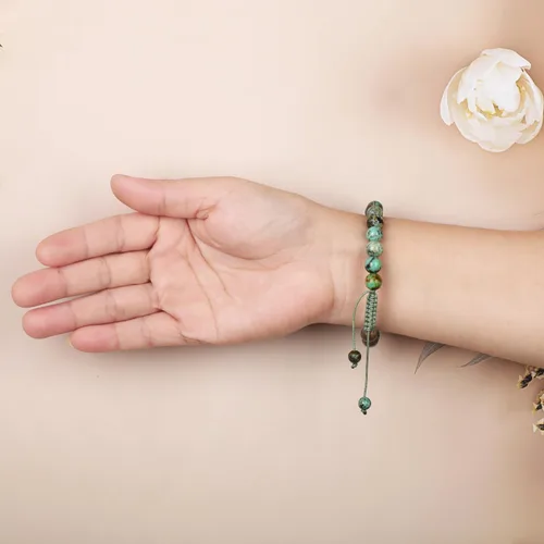 Vista 144 de AD Beads Pulseras de piedras preciosas unisex de 0.315 pulgadas (0.315 in), macramé curativo ajustable de 7 a 9 pulgadas Usa esta pulsera