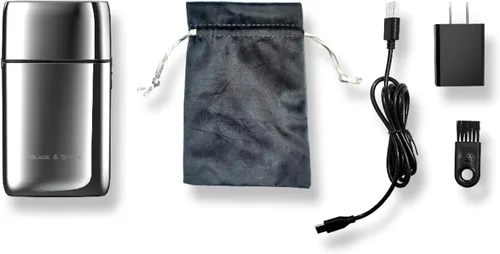 Vista 9 de Blade & Stone PS501 - Afeitadora de lámina para hombre, afeitadora inalámbrica de doble hoja con cuchillas Graphene-X y motor digital de 8000 rpm