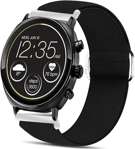 Vista 13 de Lamshaw Correa de repuesto ajustable de nailon elástico de liberación rápida de 0.86 pulgadas, accesorios compatibles con reloj inteligente Citizen