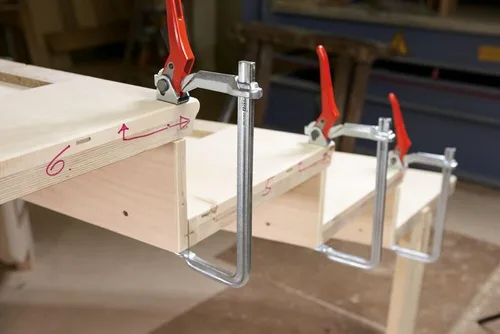 Vista 3 de Bessey GSH12 Abrazadera de palanca Classix Gsh 4.72In/2.362 in, Plata/Rojo