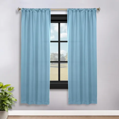 Vista 110 de Superior Cortinas Opacas, Oscurecimiento de Habitación, Dormitorio, Cortinas, Cocina, Acentos de Ventana de Sala de Estar, Bloqueo Solar, Térmico