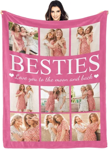 Vista 15 de envía al día siguiente, manta personalizada con texto en imagen, manta personalizada de foto, manta de franela personalizada, regalos personalizados