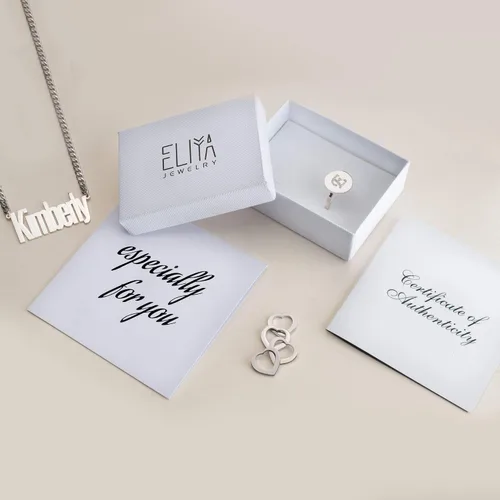 Vista 6 de Aretes de aro personalizados con monograma para mujer, aretes personalizados de 3 iniciales en plata de ley u oro, aretes hipoalergénicos, regalo