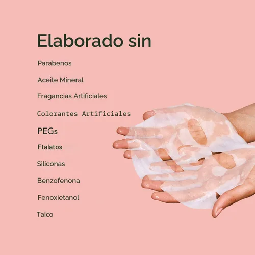 Vista 4 de Rael Mascarilla facial para el cuidado de la piel, máscaras faciales de colágeno, máscara facial de bambú, cuidado de la piel coreano, con esencia