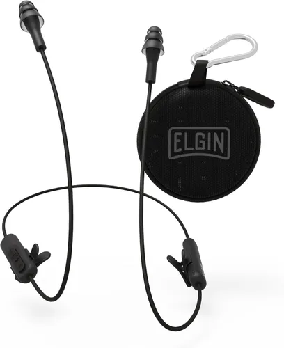 Vista 8 de Auriculares Elgin Ruckus inalámbricos Bluetooth con protección auditiva, 25 dB NRR, micrófono con cancelación de ruido, batería de 12 horas, a