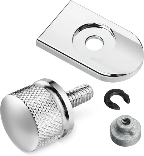 Vista 9 de Amazicha - Tornillo de montaje con tapa para perno de asiento para Harley Davidson, compatible con guardabarros 1997-2024