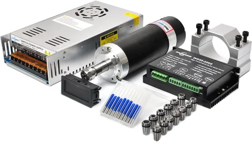 Vista 12 de Daedalus Kit de motor de husillo sin escobillas CNC, 400w, ER11, 48V DC, 12000RPM