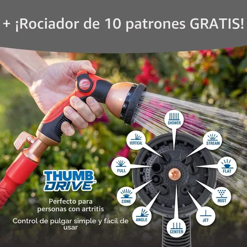 Vista 9 de Pocket Hose Ballistic Double UV 25 FT Expandable Garden Hose, Pocket Pivot