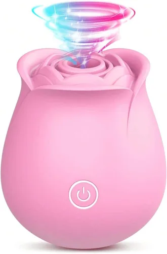 Vista 8 de Juguete Sexual Rosa para Mujeres - Vibrador Chupador Rosa Razsvoe, Estimulador Clitoral de Pezones con 10 Modos, Vibrador de Punto G Chupador Rosa