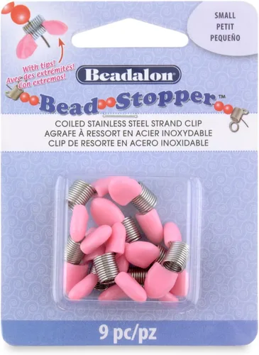 Vista 13 de Beadalon Tapón de cuentas, pequeño, puntas rosadas, 4 piezas