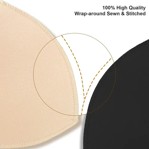 Vista 5 de TopBine Insertos de almohadillas de sujetador para mujer, copas deportivas, inserción de repuesto para traje de baño de bikini