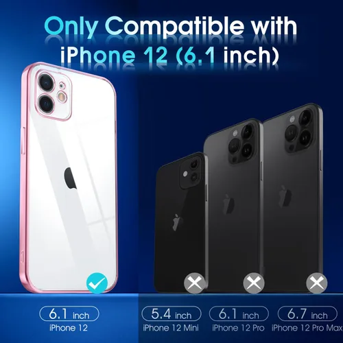 Vista 700 de Supdeal Funda cristalina transparente para iPhone 11, [No se amarillea] [Protección de la cámara] [Probado contra caídas de grado militar] Funda