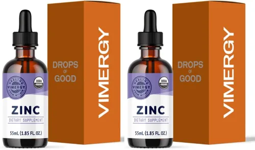 Vista 8 de VIMERGY Sulfato de zinc líquido orgánico USDA para niños, para niños y adolescentes de 1 a 18 años de edad, apoyo inmunológico de rápida absorción*