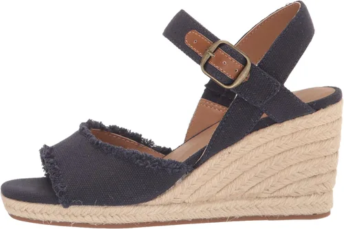 Vista 8 de Lucky Brand Sandalias de cuña Mindra para mujer, Azul
