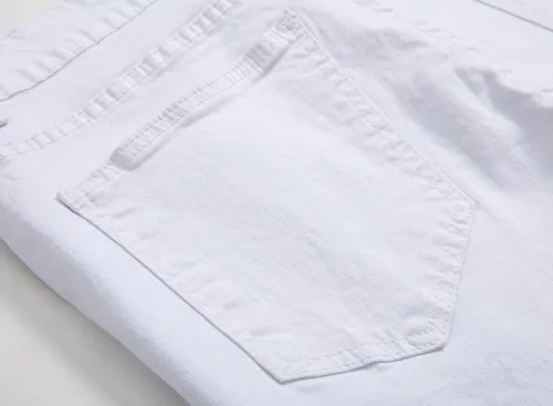Vista 7 de Pantalón de jean elastizado, ajustado, moderno, para hombre.