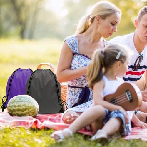 Vista 7 de Bolsas con cordón a granel 48 unidades mochila con cordón a granel bolsas de cordón para la escuela gimnasio