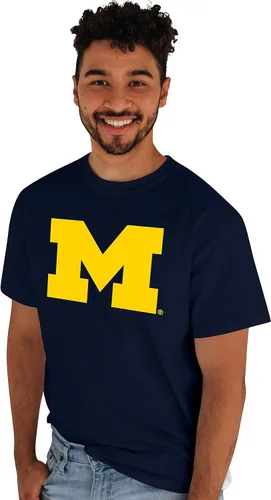 Vista 41 de Blue 84 Camiseta NCAA para hombre, icono de color del