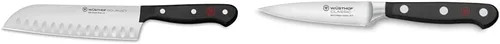 Vista 6 de Wusthof Gourmet - Cuchillo Santoku de borde hueco de 7 pulgadas con grabado personalizado, personalizado