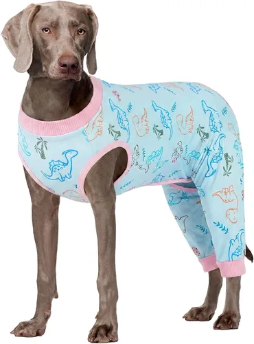 Vista 34 de Kuoser Traje de Cirugía para Perro Hembra Esterilización Macho Castración, Manga de Pierna de Perro para Dejar de Lamer Enterizo Suave para Perro