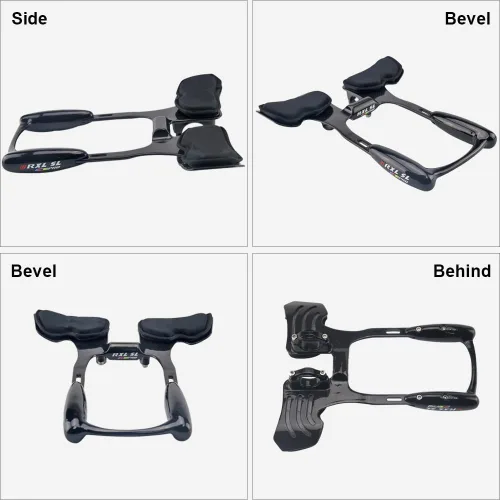 Vista 5 de Barras Aero de clip para bicicleta de carretera RXL SL Manillar ajustable TT Manillar de bicicleta Aero Barras TT Extensor de manillar