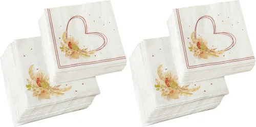 Vista 11 de Kate Aspen Servilletas de papel rústicas bohemias de 2 capas (juego de 30), servilletas decorativas gruesas, perfectas para bodas de otoño, brunch