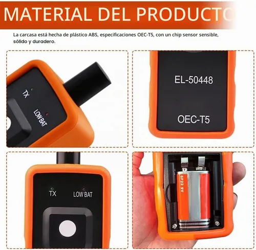Vista 5 de TPMS Herramienta de reaprendizaje para sensor de neumáticos de automóvil, EL-50448 Herramienta de reinicio de activación del sensor de presión