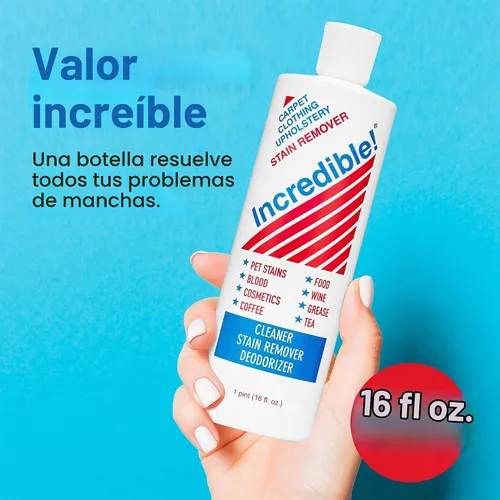 Vista 4 de Limpiador quitamanchas Incredible Inc., desodorante de 16 onzas, Paquete con 3