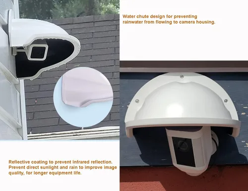 Vista 2 de Protector universal para cámara con sombra de lluvia, paquete de 3