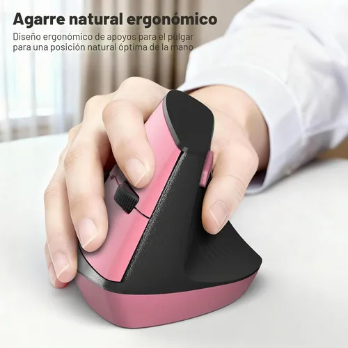 Vista 3 de MOFII Combo de teclado y mouse ergonómicos inalámbricos, teclado curvado dividido con reposamuñecas (comodidad durante todo el día) + mouse óptico