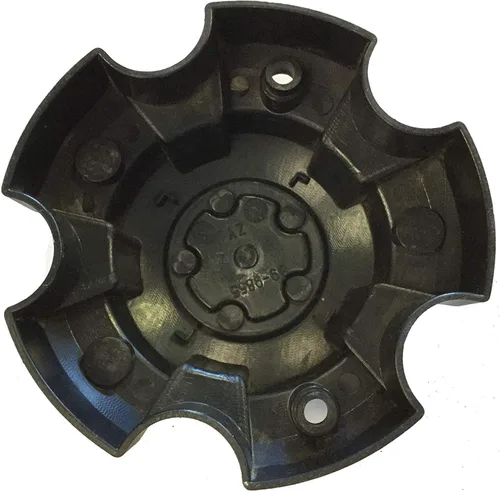 Vista 2 de Tapa central de rueda Ultra 5 Lug negro mate (cantidad 1) p/n # 89-9855 con pernos
