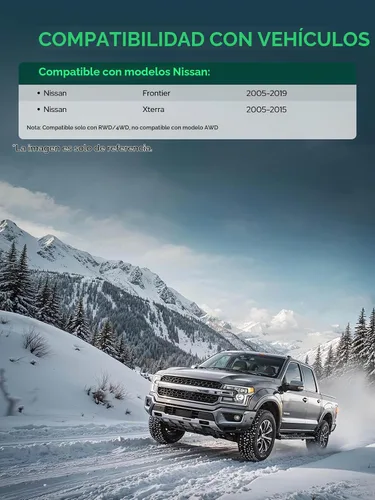 Vista 4 de YHTAUTO Kit de elevación de nivelación delantera de 2 pulgadas para Nissan