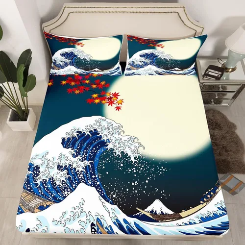 Vista 9 de Ropa de cama de 2 piezas, estilo rústico de granja, juego de ropa de cama para adolescentes y adultos, sábanas bajeras, ropa de cama ajustable
