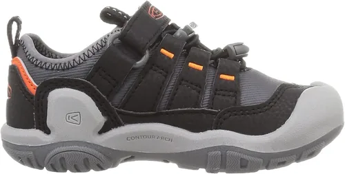 Vista 6 de KEEN Tenis cómodos unisex para niños Steel GreySafety Orange