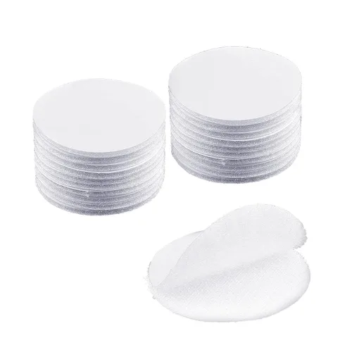 Vista 2 de Tiras de cinta autoadhesiva redondas de puntos grandes de 2 pulgadas, cinta adhesiva de montaje de doble cara, impermeable, para el hogar, oficina