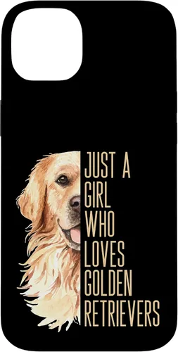Vista 15 de Cute Golden Retriever - Just a Girl who Loves Goldens Case for iPhone 17