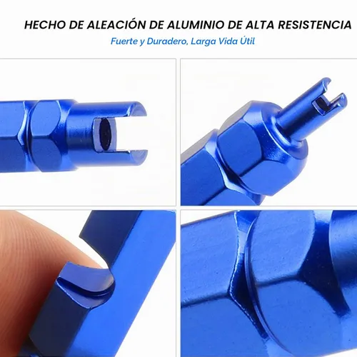 Vista 6 de Herramienta removedor de núcleo de válvula para válvulas Schrader y Presta