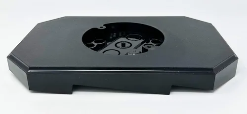 Vista 4 de iMBAPrice 8141DBL-BK - Kit de montaje lateral negro UL listado para luz exterior con caja eléctrica integrada para revestimiento doble de 4 pulgadas