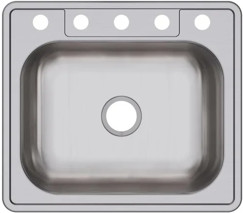 Vista 28 de Elkay D11515 Dayton Fregadero de Cocina de Acero Inoxidable de 15" con Instalación Empotrada de Una Sola Cubeta - 1 Orificio para Grifo