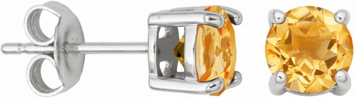 Vista 19 de Amazon Essentials Aretes redondos de plata de ley con piedra natal (anteriormente colección Amazon)