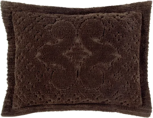 Vista 27 de Better Trends Colección Ashton - Colchas de chenilla con mechones, tamaño individual, color negro, 100% algodón, diseño de medallón de chenilla