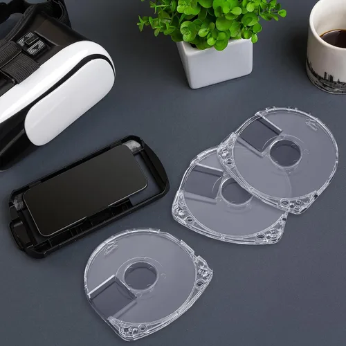 Vista 5 de Copkim - Juego de 10 fundas para DVD transparentes de 0.197 in (0.197 in) Funda de disco transparente de repuesto compatible con almacenamiento
