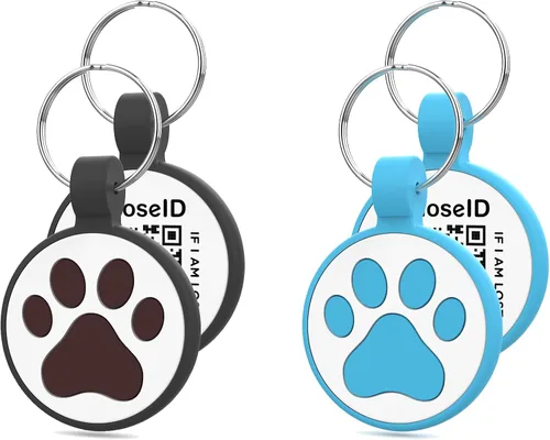 Vista 16 de Etiqueta para gatos con código QR, página de perfil en línea de mascota modificable, múltiples contactos de emergencia, silicona silenciosa, ligera