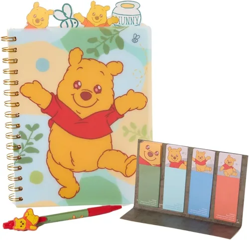 Vista 14 de Cuaderno de pestañas Barbie con espiral, lápiz boli, pestañas adhesivas, 96 páginas a rayas, rosa