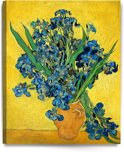 Vista 76 de Serie de pinturas de Vincent Van Gogh (favoritos). Reproducción de arte clásico de Van Gogh, impreso en lienzo, Algodón, Almond Blossom, 16x20