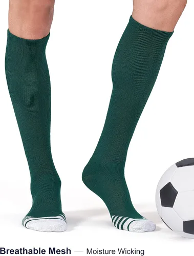 Vista 3 de FITRELL Paquete de 23 calcetines de béisbol y sóftbol para niños, jóvenes, hombres y mujeres, calcetines altos hasta la rodilla (varios colores)