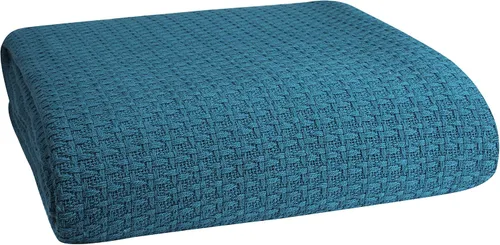 Vista 19 de Manta para cama 100% algodón, transpirable, tamaño individual, cobija térmica de algodón, perfecta para cubrir cualquier cama en cualquier