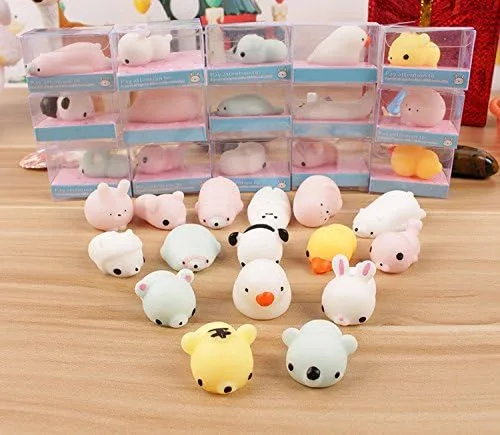 Vista 5 de 1 juguete Mochi luminoso Mochi iluminado Mini Mochi lindo juguete Kawaii para aliviar la ansiedad, artículos de alivio de la ansiedad para adultos
