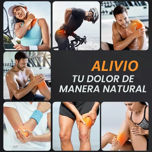 Vista 2 de AVCOO Unidad TENS 3 en 1 con 32 modos, estimulador muscular EMS de doble canal con 40 intensidades para terapia gradual de alivio del dolor