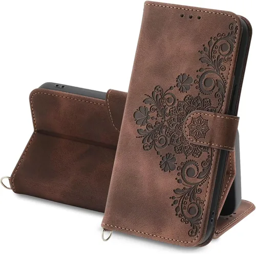 Vista 11 de Funda tipo cartera para Vivo V25/Vivo V25e, funda de piel sintética antideslizante para Vivo V25/Vivo V25e, funda de piel sintética antideslizante